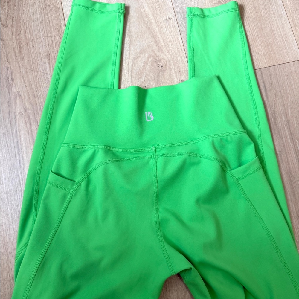 Women's Green Buff Bunny  High-Waisted Leggings